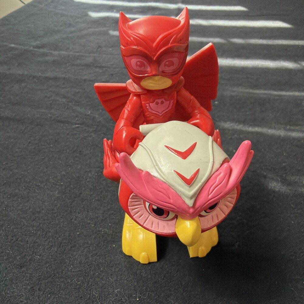 PJ Masks Animal Power Owlette Figure Eagle Owl Rider Vehicle Lot Disney Jr. 3”